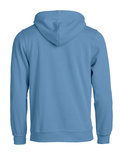 021031 Basic Hoodie Licht Blauw Clique