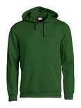 021031 Basic Hoodie Flessen Groen Clique