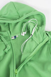 021034 Basic Hoodie Full zip Rood Clique