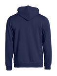 021034 Basic Hoodie Full zip Dark Navy Clique