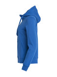 021034 Basic Hoodie Full zip Ladies Kobalt Clique