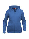 021034 Basic Hoodie Full zip Ladies Kobalt Clique