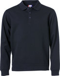 021032 Basic Polo Sweater Dark Navy Clique