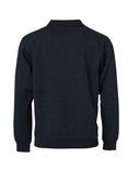 021032 Basic Polo Sweater Antraciet Melange Clique