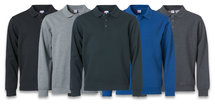021032 Basic Polo Sweater Zwart Clique
