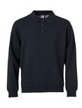 021032 Basic Polo Sweater Zwart Clique