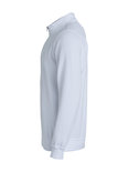 021033 Basic Sweater Half Zip Wit Clique 