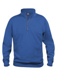 021033 Basic Sweater Half Zip Kobalt Clique 