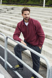 021033 Basic Sweater Half Zip Dark Navy Clique