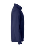 021033 Basic Sweater Half Zip Dark Navy Clique 