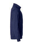 021033 Basic Sweater Half Zip Dark Navy Clique