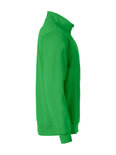 021033 Basic Sweater Half Zip Appel Groen Clique 