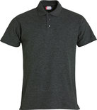 028230 Basic Polo Antraciet Melange Clique