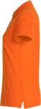 028231 Basic Polo Ladies Diep Oranje Clique