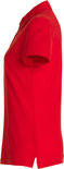 028231 Basic Polo Ladies Rood Clique