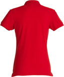 028231 Basic Polo Ladies Rood Clique