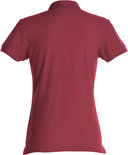 028231 Basic Polo Ladies Bordeaux Clique