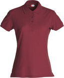 028231 Basic Polo Ladies Bordeaux Clique