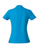 028231 Basic Polo Ladies Turquoise Clique