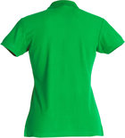 028231 Basic Polo Ladies Appel Groen Clique