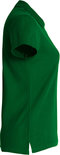 028231 Basic Polo Ladies Flessen Groen Clique