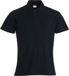 028232 Basic Polo Junior Zwart Clique