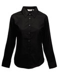 F700 Lady-Fit Oxford Shirt met lange mouwen Fruit of the Loom