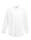 F600 Heren Oxford Shirt met lange mouwen Fruit of the Loom