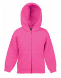 F401NK New Kids Hooded Sweat Jacket Fruit of the Loom