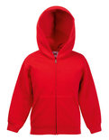 F401NK New Kids Hooded Sweat Jacket Fruit of the Loom