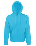 F401N Classic Hooded Sweat Jacket Fruit of the Loom