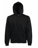 F401N Classic Hooded Sweat Jacket Fruit of the Loom