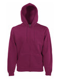 F401N Classic Hooded Sweat Jacket Fruit of the Loom