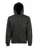 F401N Classic Hooded Sweat Jacket Fruit of the Loom