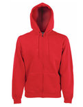 F401N Classic Hooded Sweat Jacket Fruit of the Loom