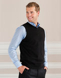 Z716 V-Hals Knitted Mouwloze Jumper RUSSELL