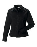 Z916F Dames Classic Twill Shirt met Lange mouwen RUSSELL