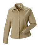 Z916F Dames Classic Twill Shirt met Lange mouwen RUSSELL