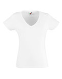 F271N Lady-Fit Valueweight V-neck T Fruit of the Loom 