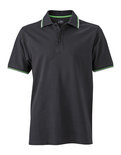 JN966 Heren Coldblack Polo JAMES & NICHOLSON, nette poloshirts logo borduren