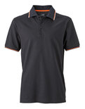 JN966 Heren Coldblack Polo JAMES & NICHOLSON, nette poloshirts logo borduren