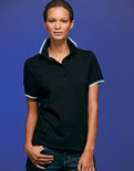 JN965 Dames Coldblack Polo JAMES & NICHOLSON