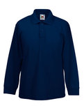 F504K Kids Polo Longsleeve Fruit of the Loom 65/35