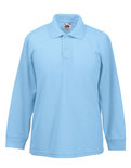 F504K Kids Polo Longsleeve Fruit of the Loom 65/35