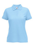 PAKKET>30 Poloshirts met (Bedrijfs) Logo Borduren! Dames Pique Polo Fruit of the Loom 65/35