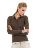 BCPW456 Polo Safran / Pure Longsleeve/ Women B&C