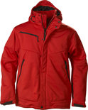 Softshell Jas SKELETON Heren ROOD Printer Winterjas