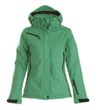 Softshell Jas SKELETON Dames FRISGROEN Printer Winterjas