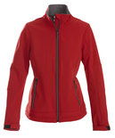 Softshell Jas TRIAL Dames ROOD Printer