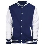 JH043 Varsity Jacket Just Hoods